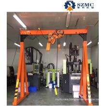 Cheapest Hand Push Gantry Crane with Hand Pull Chain Hoist